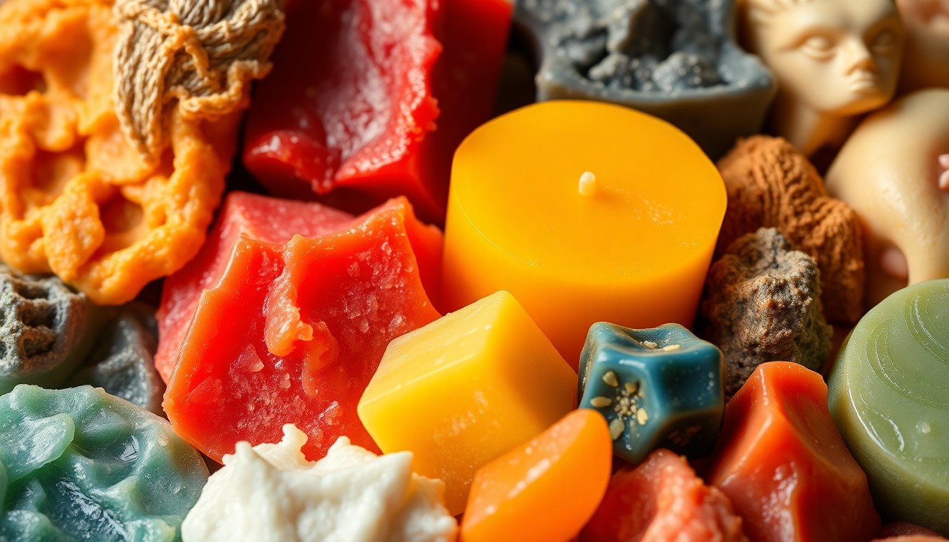 Les différents types de cires pour bougie fait maison