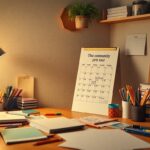 Calendrier fait maison facile : idées simples et créatives