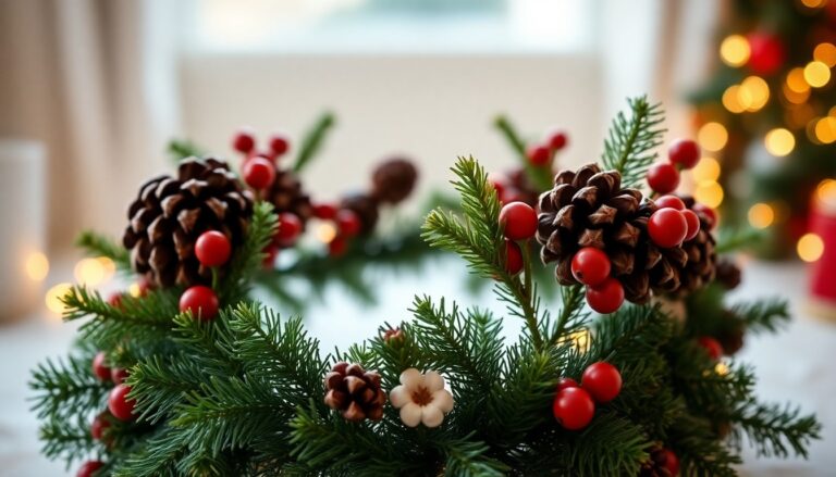 Couronne noël fait maison : tutoriel diy facile