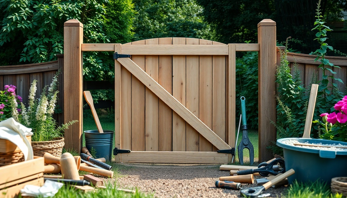 Pourquoi fabriquer un portail en bois soimême 