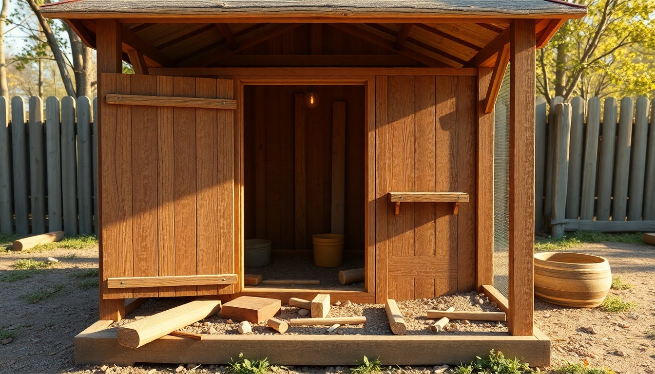 Étapes détaillées pour construire votre poulailler