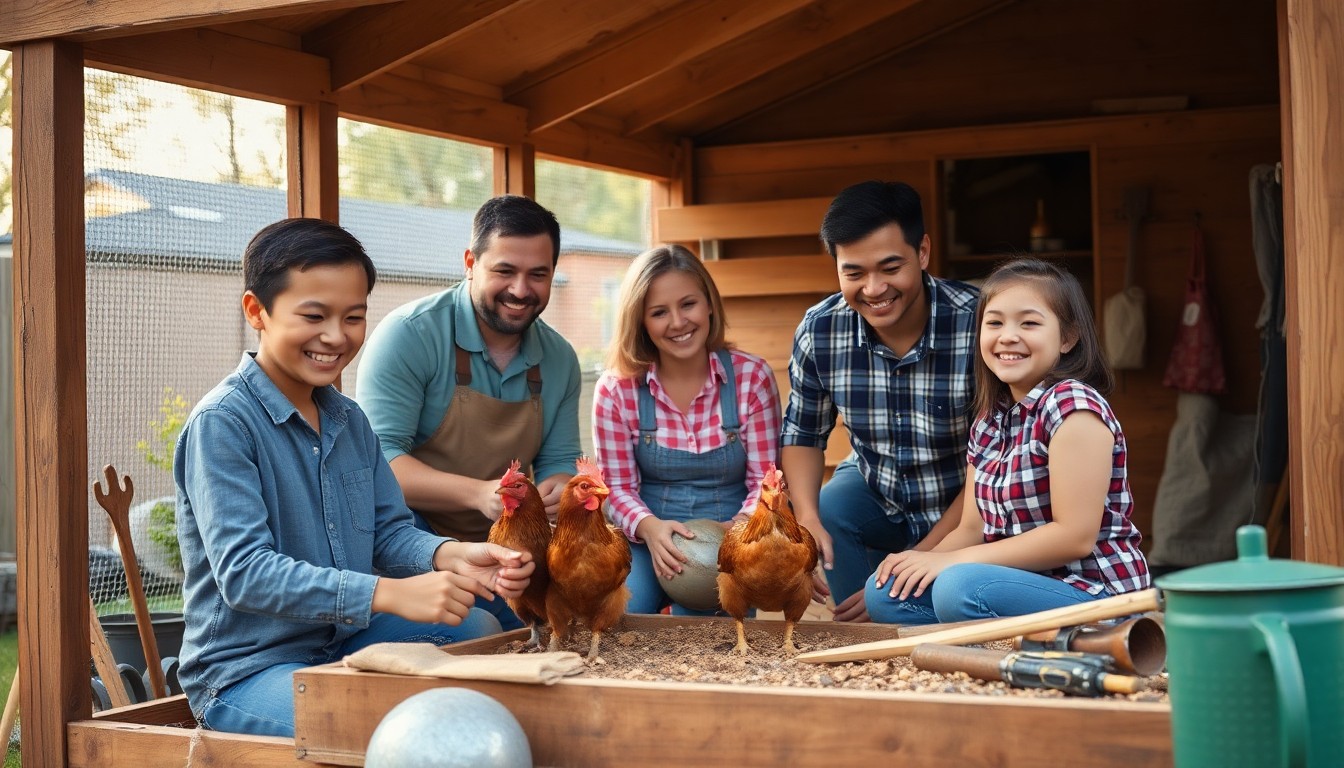 Pourquoi opter pour un poulailler fait maison 