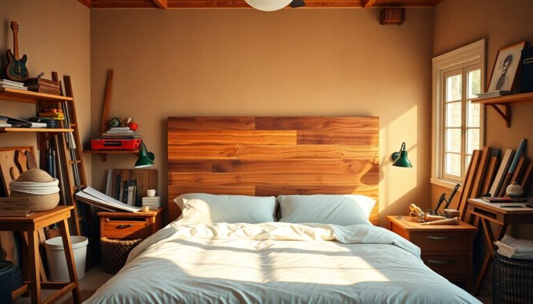 Tête de lit originale fait maison : idées diy